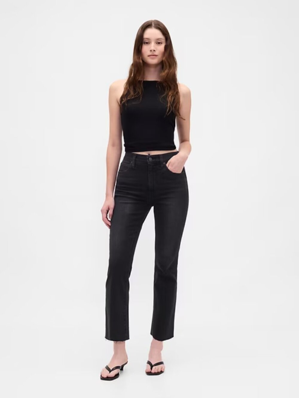 Gap High Rise Kick Flare Jeans
